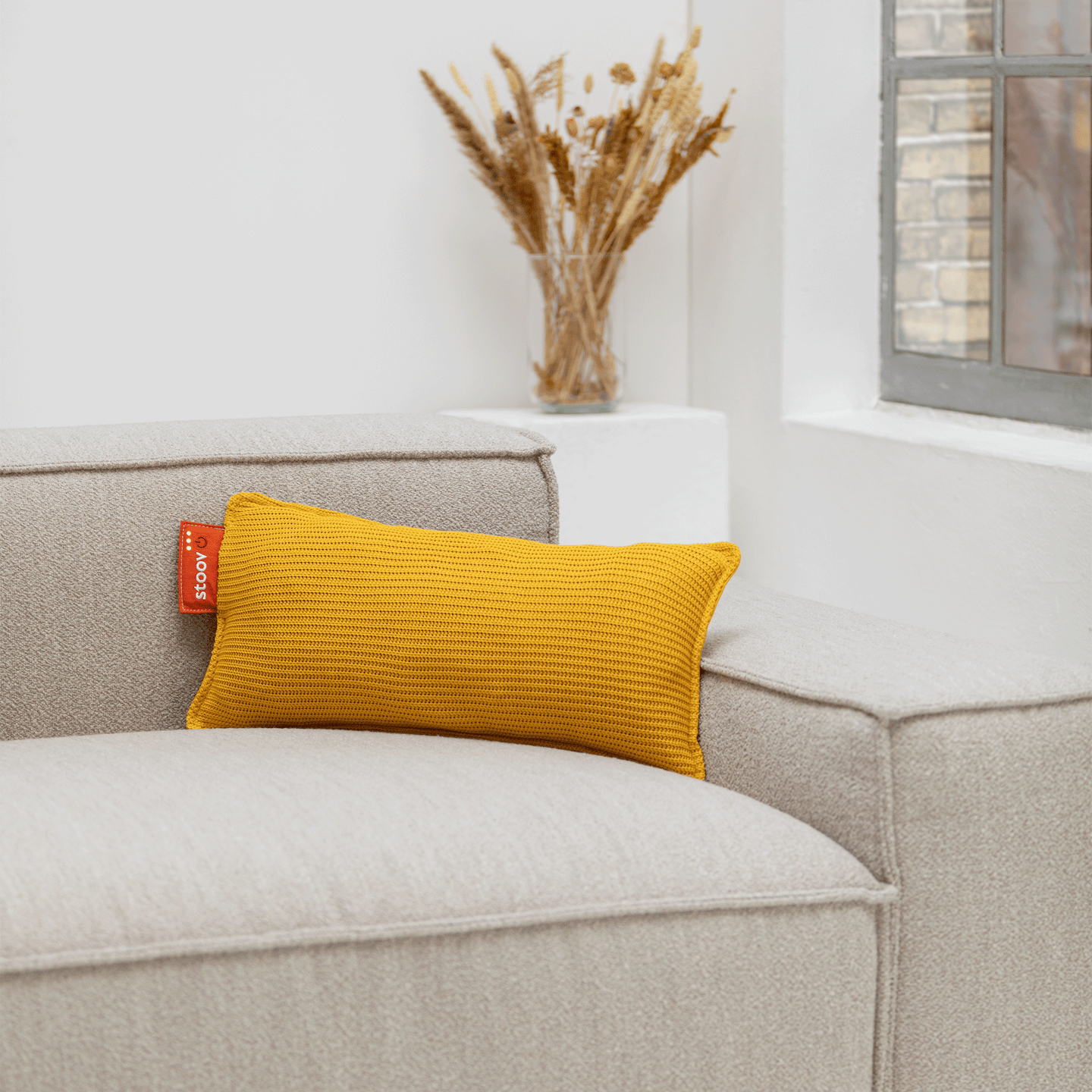 Ploov | 25x60 Knitted Ocher Yellow