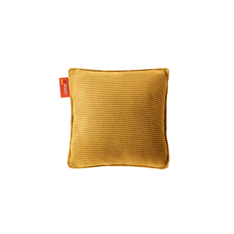Ploov | 45x45 Knitted Ocher Yellow