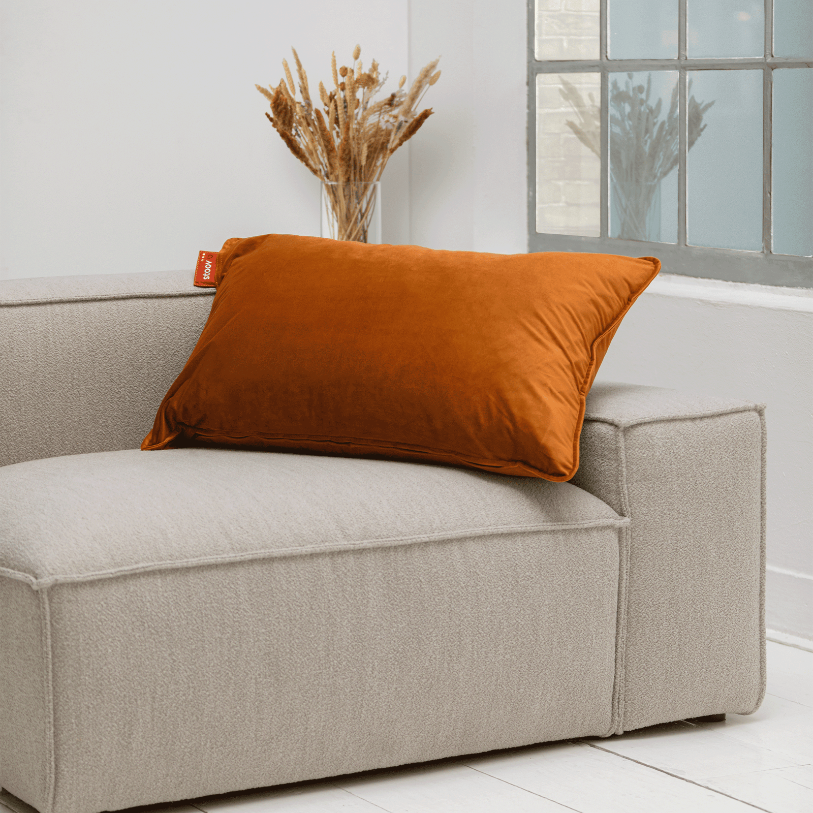 Ploov | 60x90 Velvet Cinnamon Orange